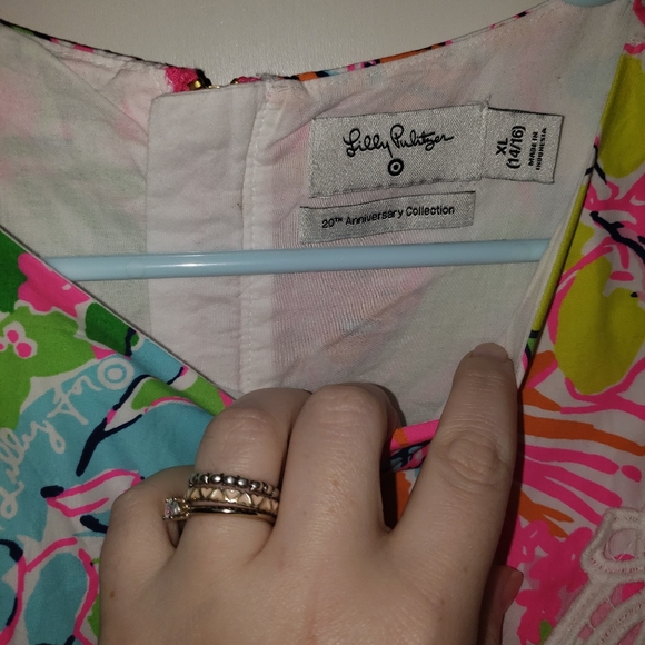 Girl Lilly Pulitzer nosey posey dress 14/16 - Picture 2 of 4